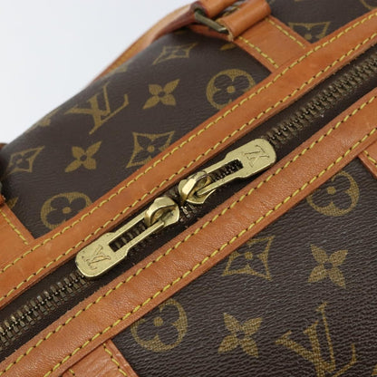 Louis Vuitton Sac Souple Handbag Monogram Canvas, BROWN, CANVAS, Travel bag