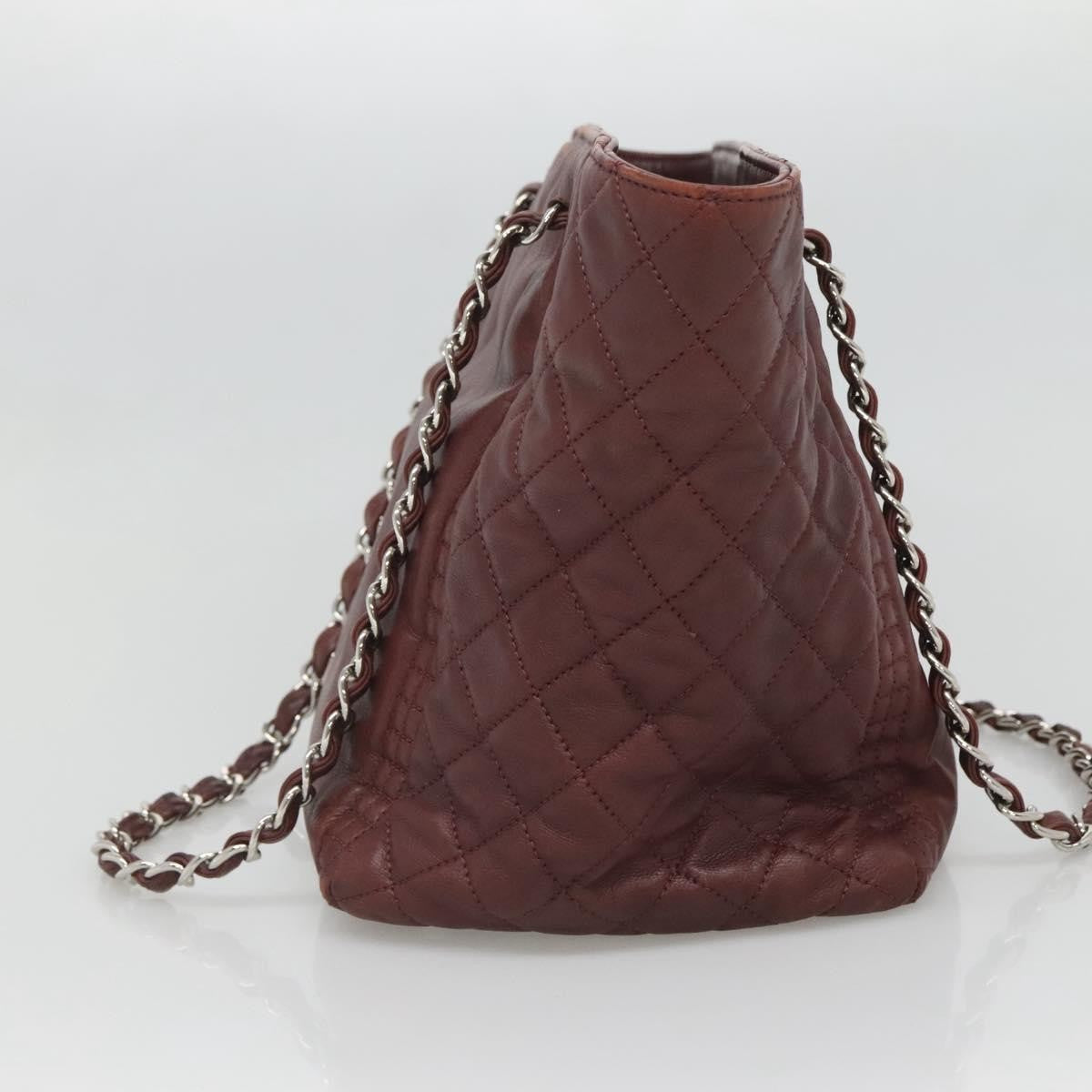 Chanel Coco Bengal Shopping Tote Lambskin, BROWN, LEATHER, Tote bag