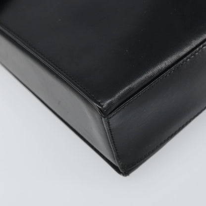 Prada Vintage Flap Shoulder Bag Leather, Black, Leather, Shoulder Bag