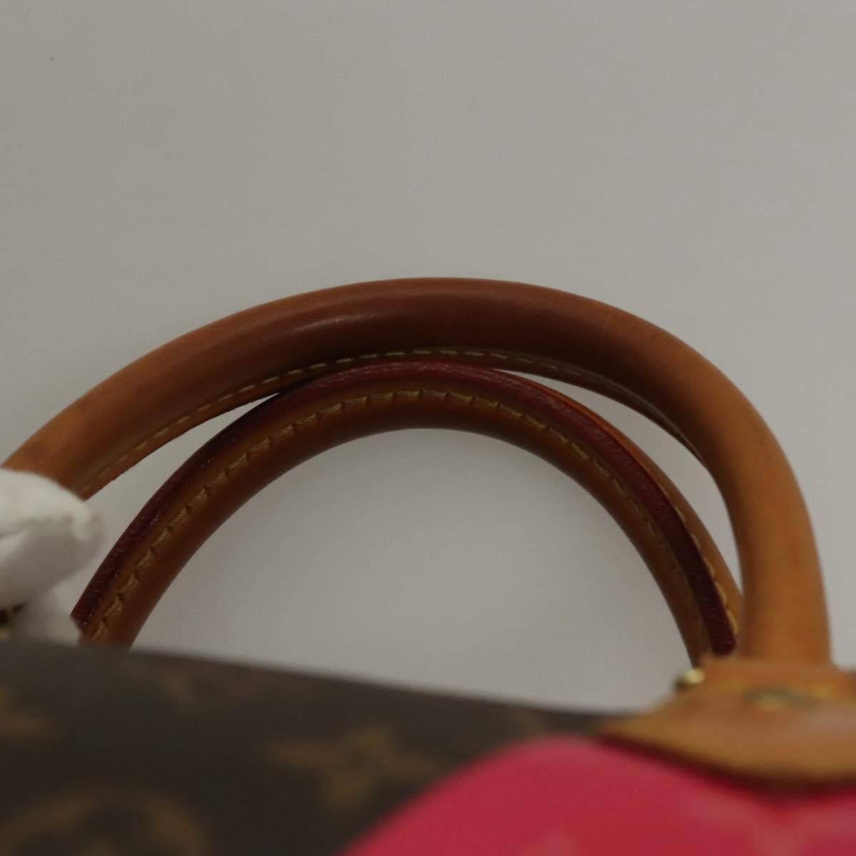 Louis Vuitton Speedy Handbag Limited Edition V Monogram Canvas, BROWN, CANVAS, Handbag