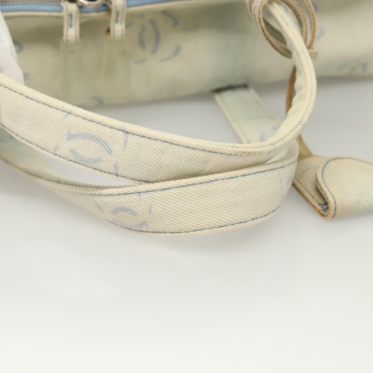Chanel Zip Around Travel Bag Denim, BLUE, DENIM_JEANS, Travel bag