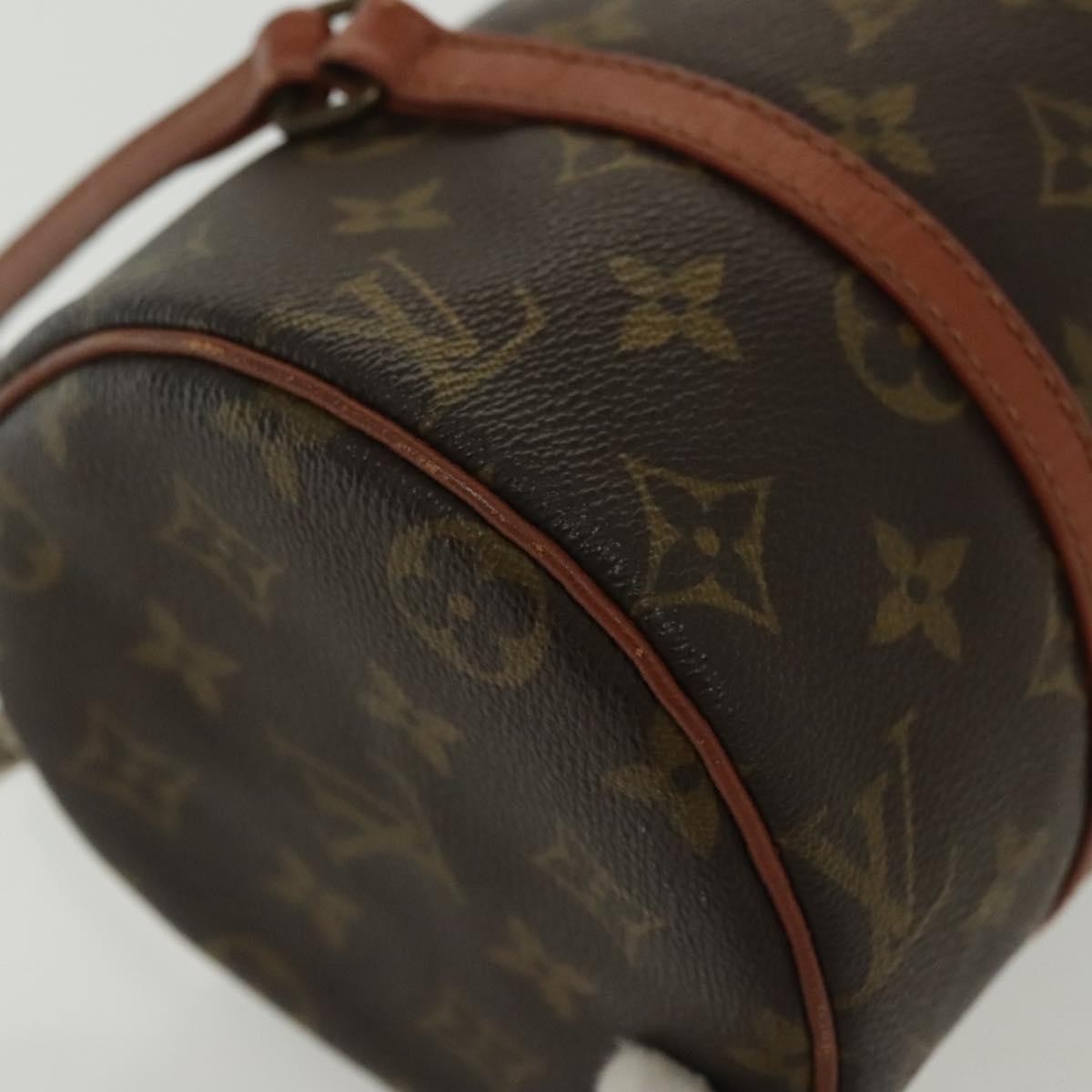 Louis Vuitton Papillon Handbag Monogram Canvas, BROWN, CANVAS, Handbag