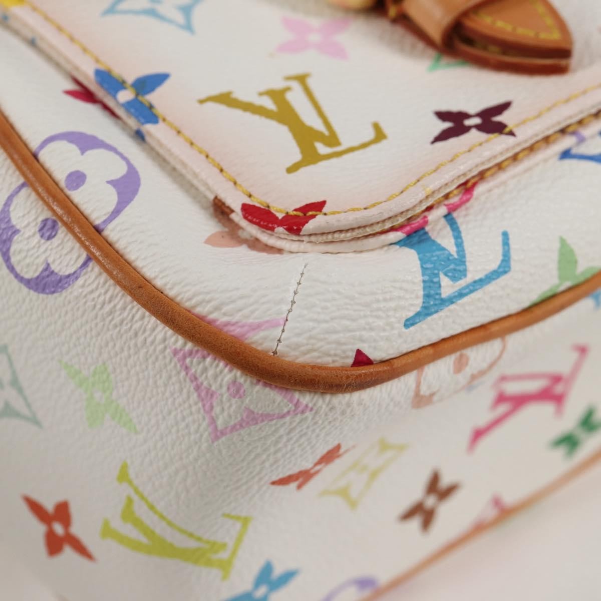Louis Vuitton Lodge Handbag Monogram Multicolor, WHITE, CANVAS, Handbag