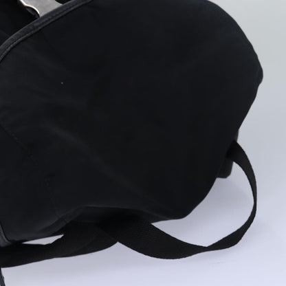 Prada Double Front Pocket Backpack Tessuto, BLACK, NYLON, Backpack