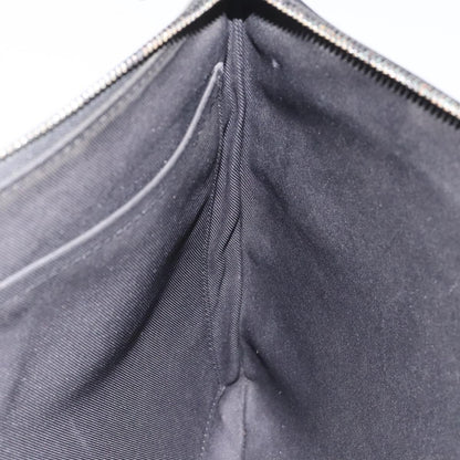 Louis Vuitton Discovery Pochette Monogram Shadow Leather, BLACK, LEATHER, Clutche & pouche