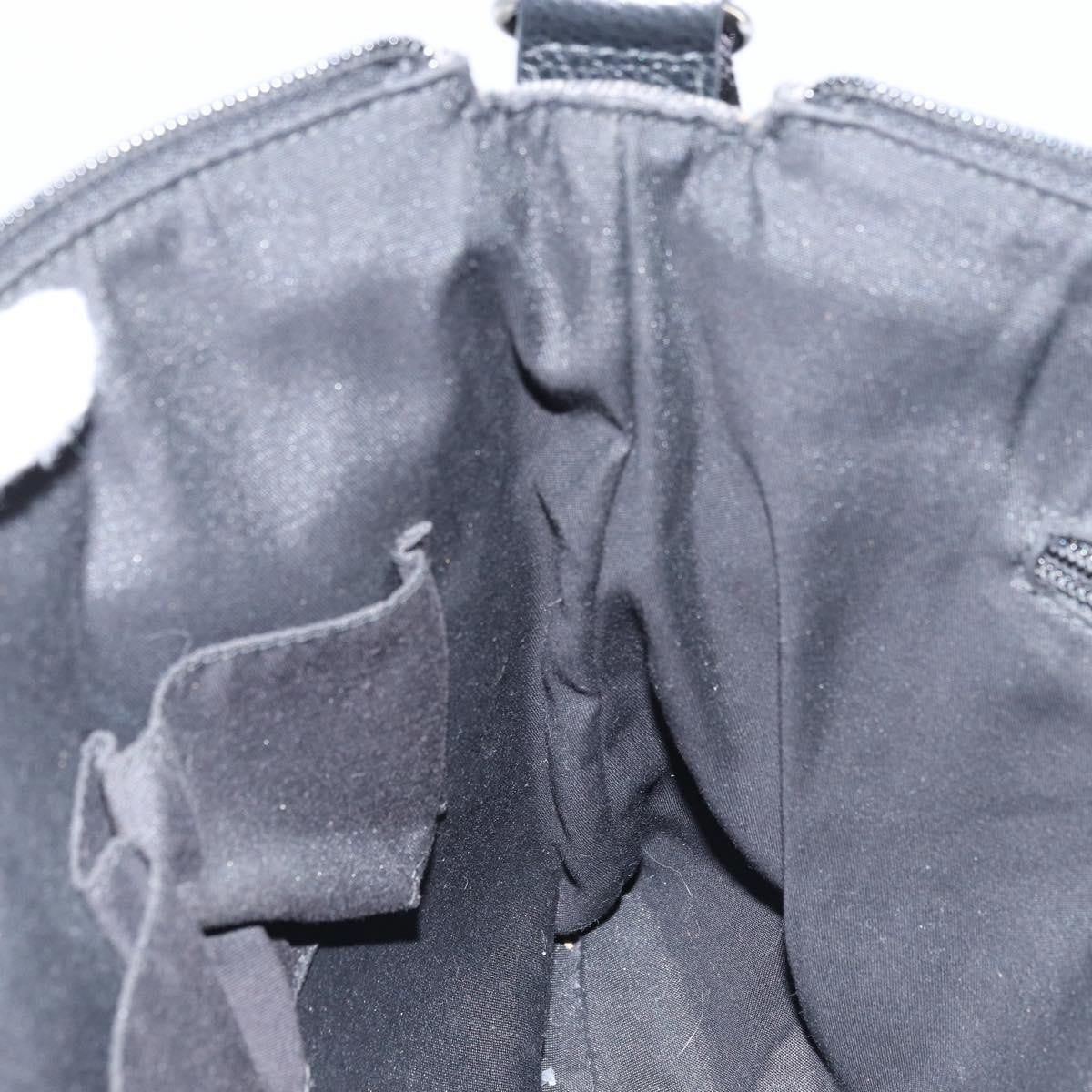 Gucci Zip Messenger Bag GG Denim, BLACK, CANVAS, Shoulder bag