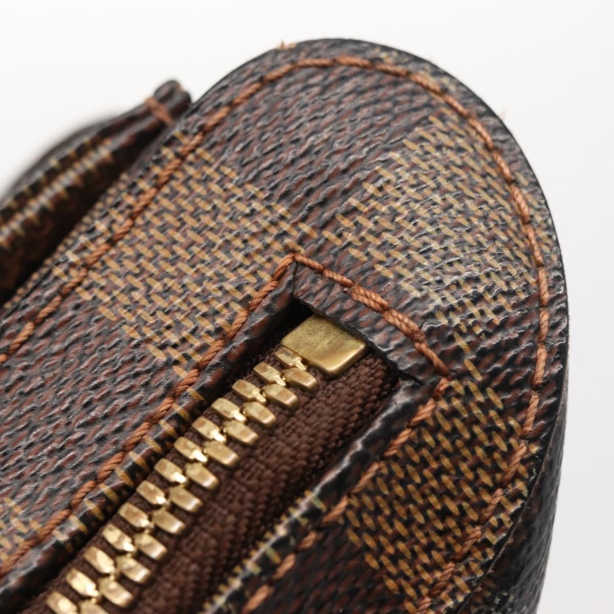 Louis Vuitton Geronimos Waist Bag Damier, BROWN, CANVAS, Shoulder bag