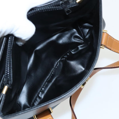 Celine Handbag Leather, BLACK, LEATHER, Handbag