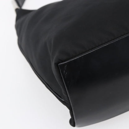 Prada Hobo Tessuto, BLACK, NYLON, Shoulder bag
