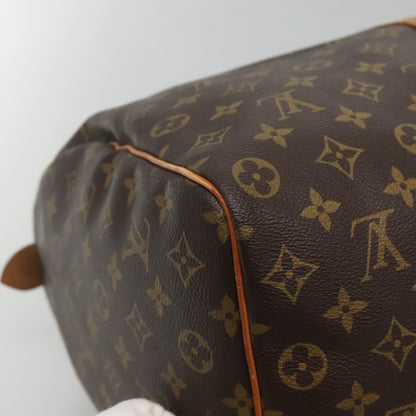 Louis Vuitton Keepall Bag Monogram Canvas, BROWN, CANVAS, Travel bag