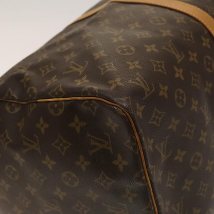Louis Vuitton Keepall Bag Monogram Canvas, BROWN, CANVAS, Travel bag