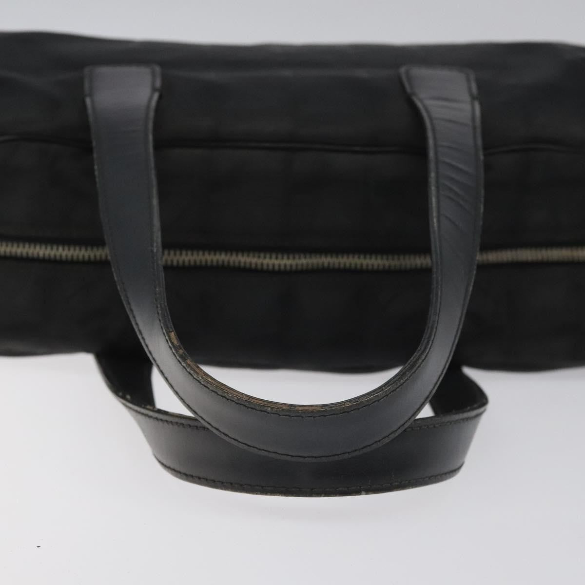 Chanel Travel Line Satchel Nylon, BLACK, NYLON, Handbag