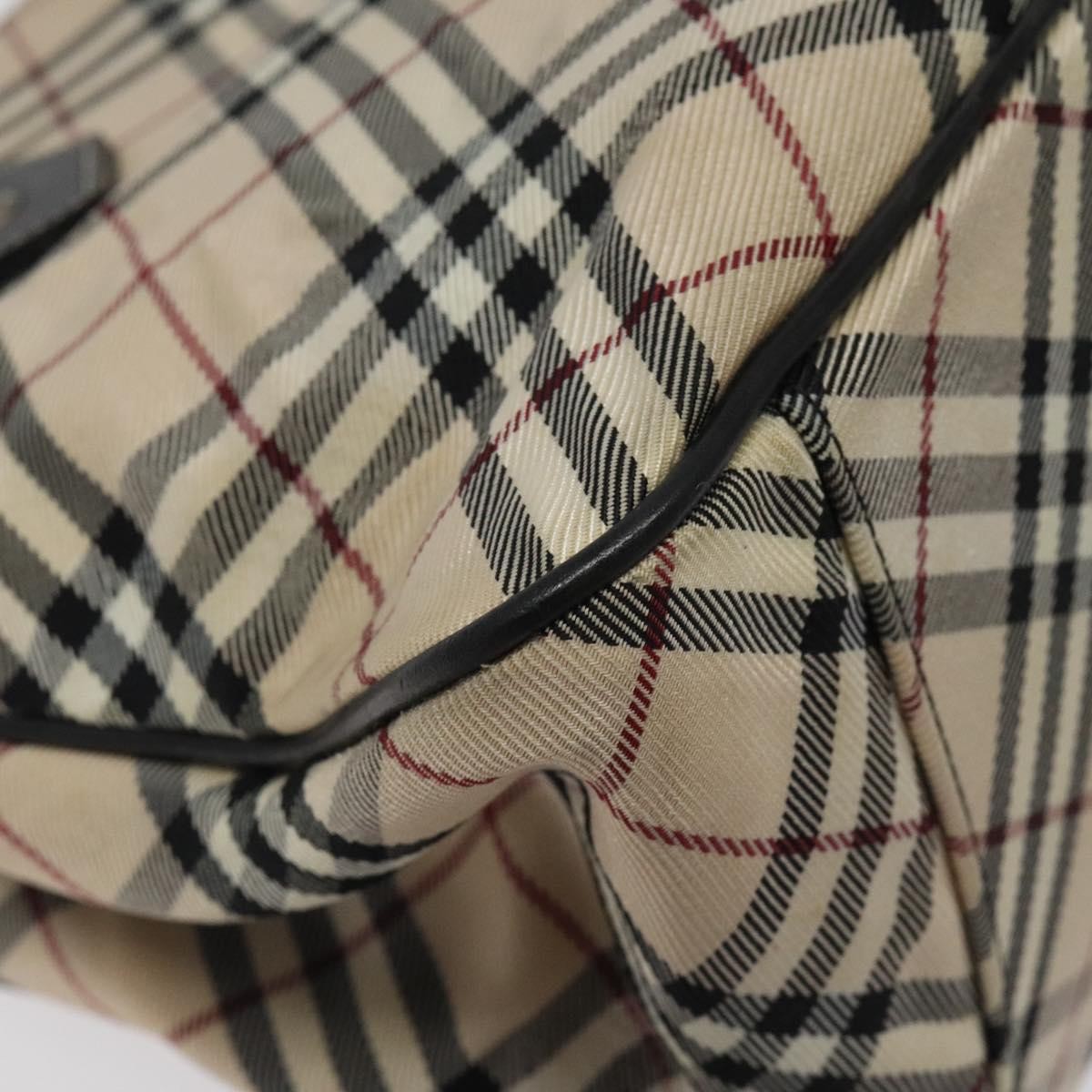 Burberry Nova Check Handbag Nylon, BEIGE, NYLON, Handbag