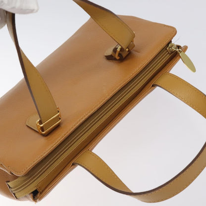 Burberry Vintage Handbag Leather, BROWN, LEATHER, Handbag