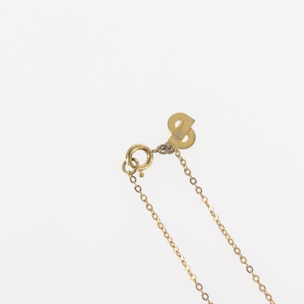 Christian Dior CD Pendant Necklace Gold-plated, GOLD, METAL, Necklace