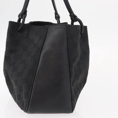 Gucci Vintage Handbag Canvas, BLACK, CANVAS, Handbag