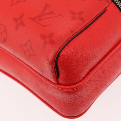 Louis Vuitton Outdoor Messenger Bag Taiga Leather, RED, LEATHER, Crossbody bag