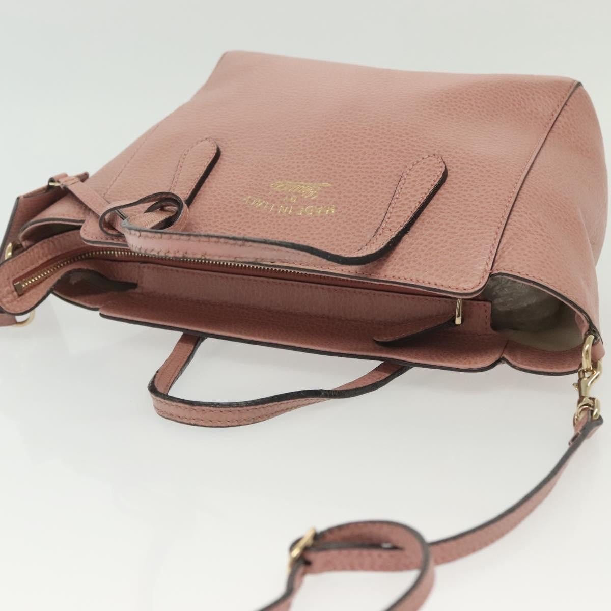 Gucci Swing Tote Leather, PINK, LEATHER, Tote bag