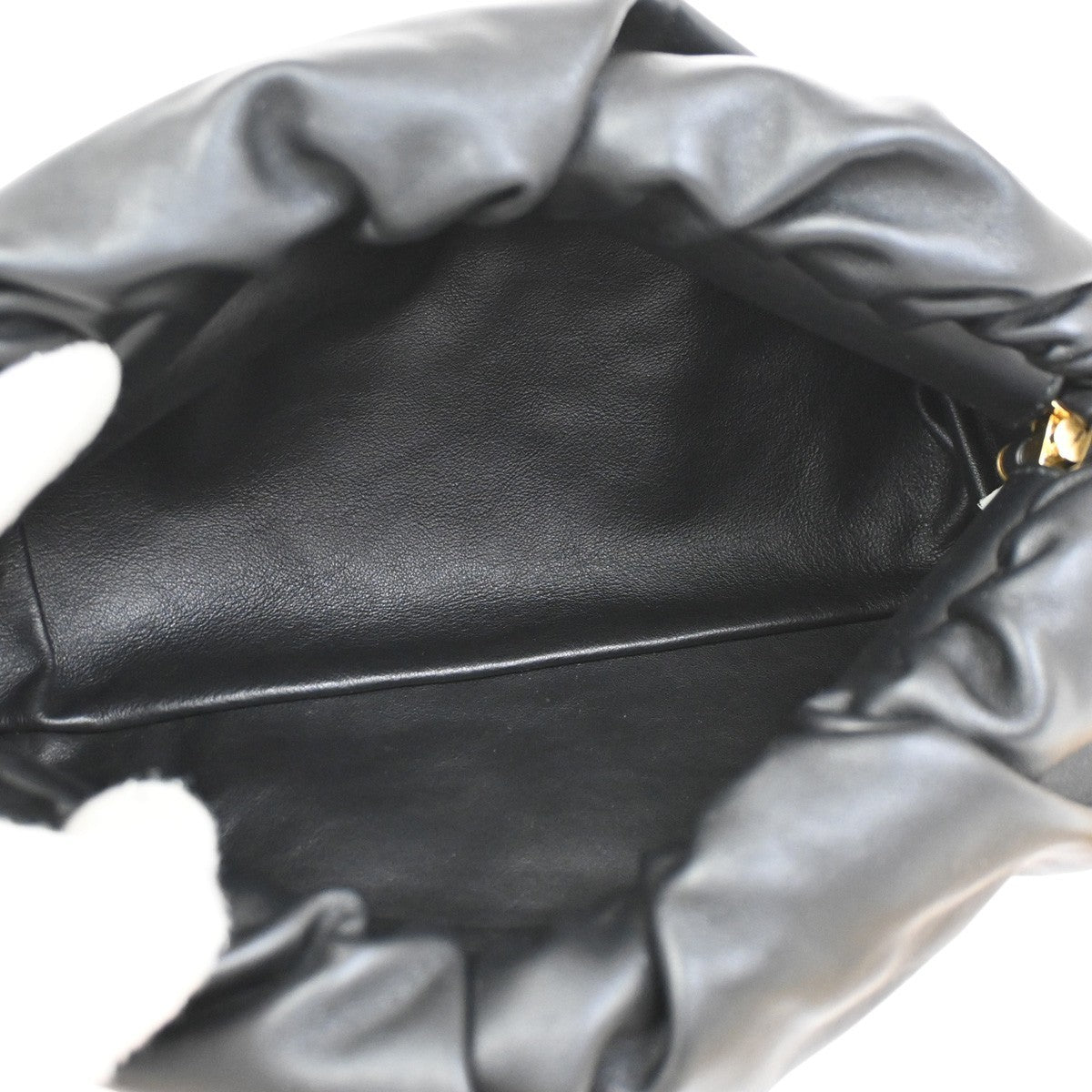 Bottega Veneta The Chain Pouch Leather, BLACK, LEATHER, Shoulder bag