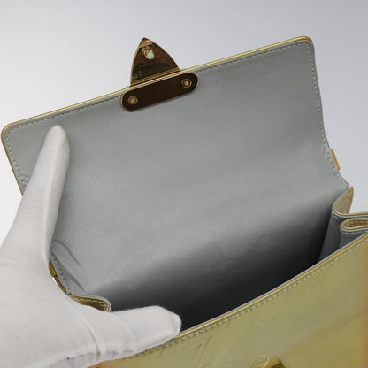 Louis Vuitton Spring Street Handbag Monogram Vernis, BEIGE, PATENT_LEATHER, Handbag