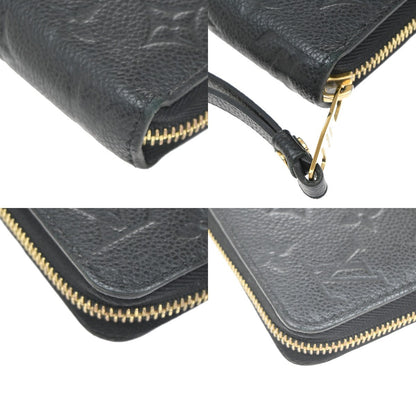 Louis Vuitton Zippy Wallet NM Leather Empreinte, BLACK, LEATHER, Wallets