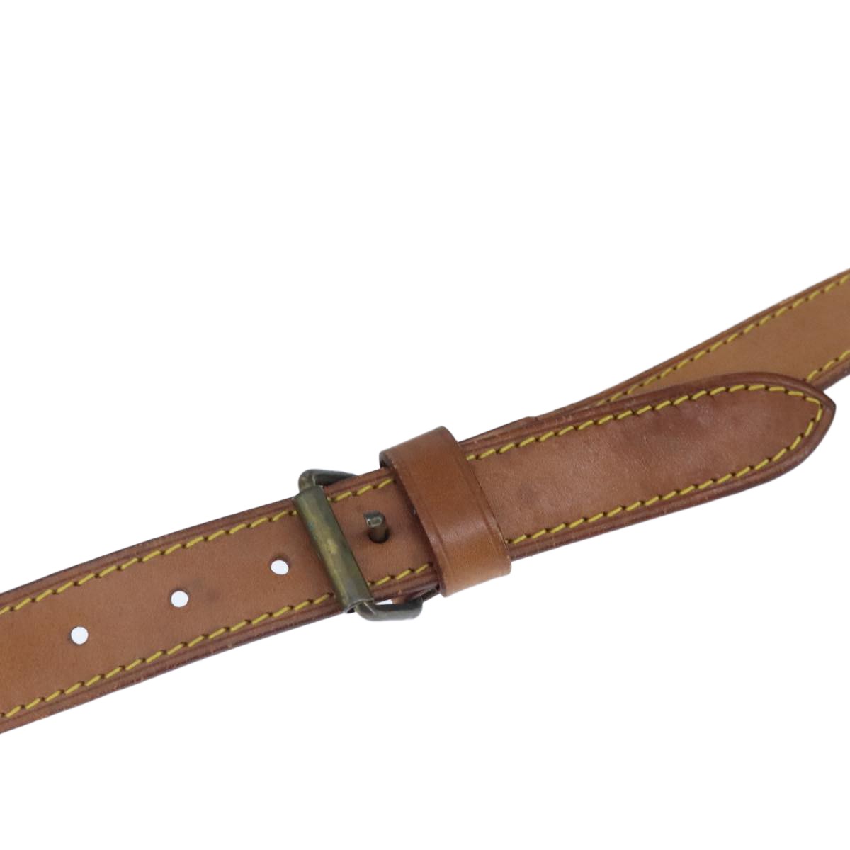 Louis Vuitton Adjustable Shoulder Strap Vachetta Leather, BEIGE, LEATHER, Straps