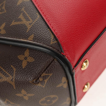 Louis Vuitton Kimono Handbag Monogram Canvas and Leather, Red, Canvas, Handbag