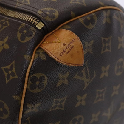 Louis Vuitton Keepall Bag Monogram Canvas, BROWN, CANVAS, Travel bag