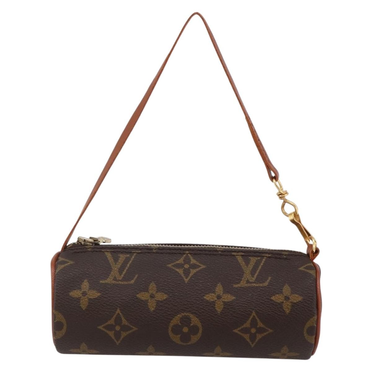 Louis Vuitton Papillon Pochette Monogram Canvas, BROWN, CANVAS, Handbag
