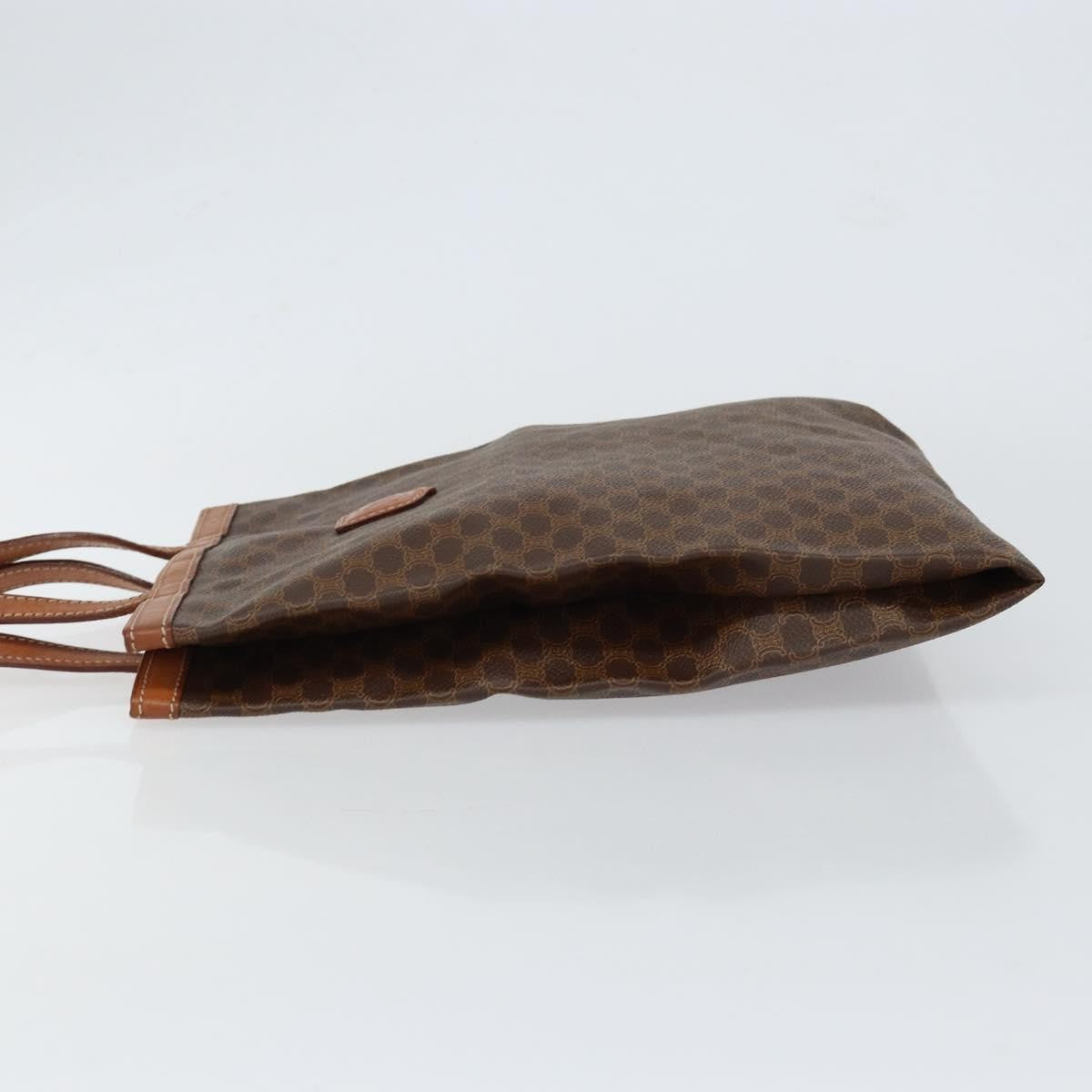 Celine Vintage Macadam Tote bag Canvas, BROWN, CANVAS, Tote bag