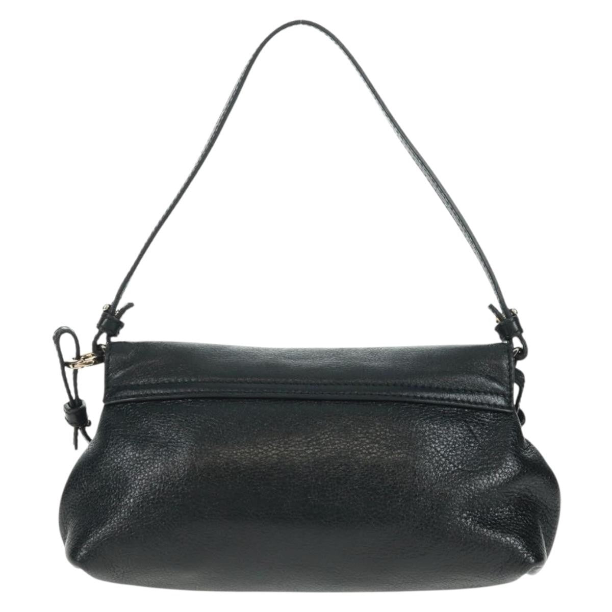 Chloe Lily Shoulder bag Leather, BLACK, LEATHER, Shoulder bag