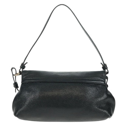 Chloe Lily Shoulder bag Leather, BLACK, LEATHER, Shoulder bag