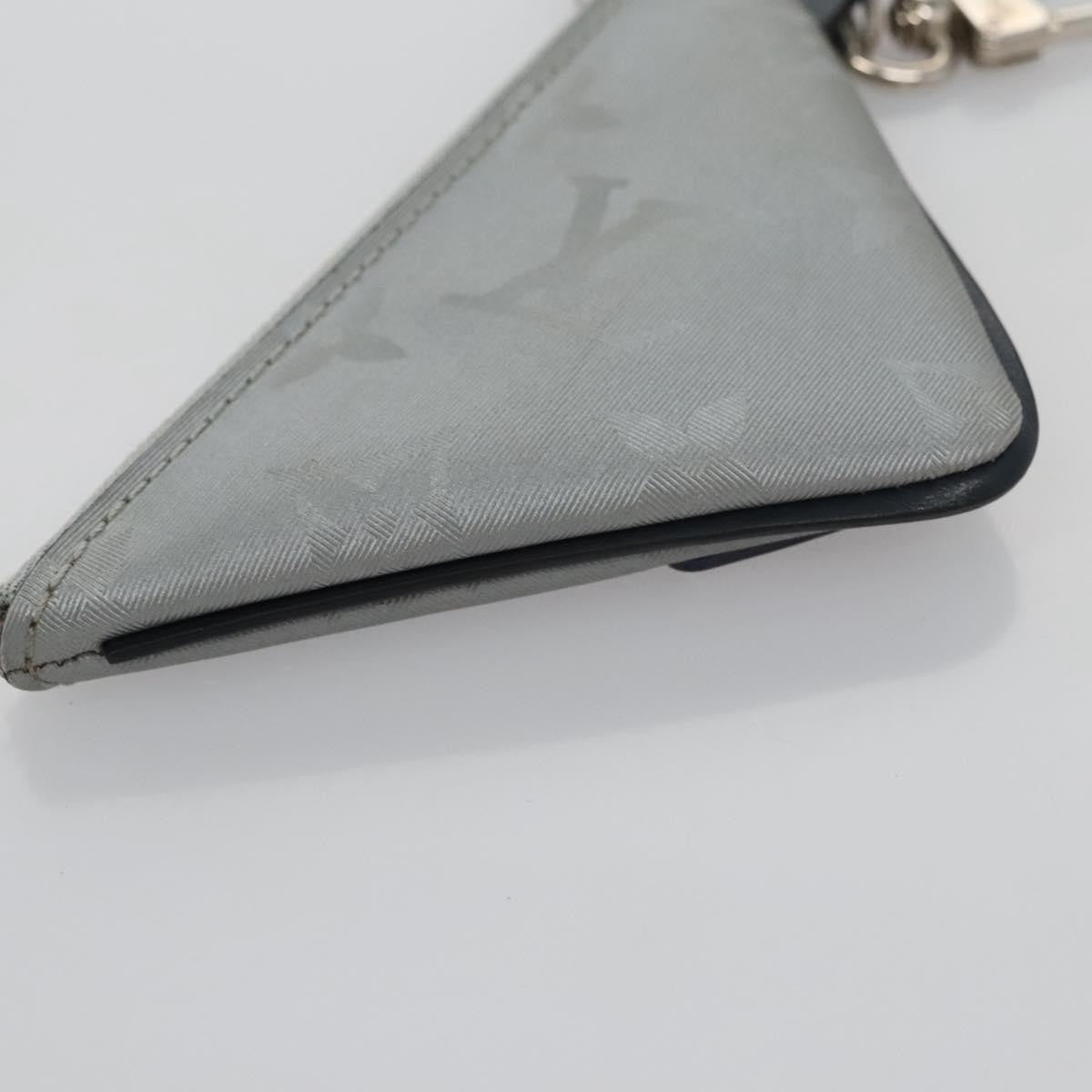 Louis Vuitton Porte cles satellite Canvas, Silver, Canvas, Charm