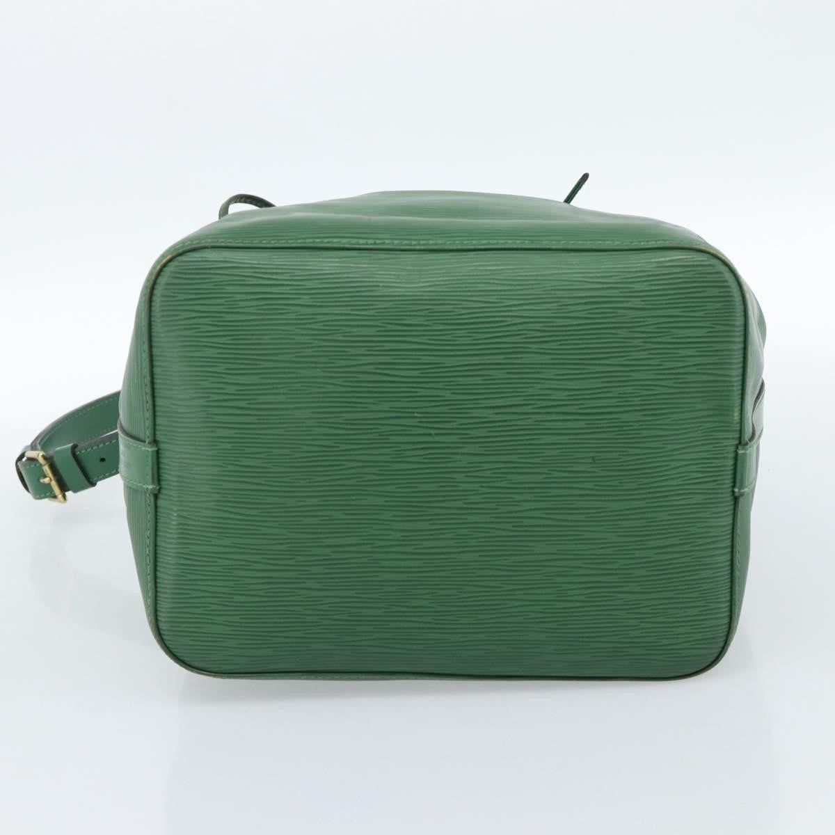 Louis Vuitton Petit Noe Handbag Epi Leather, Green, Leather, Shoulder Bag
