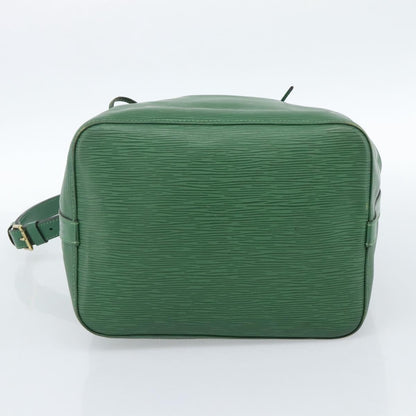 Louis Vuitton Petit Noe Handbag Epi Leather, Green, Leather, Shoulder Bag