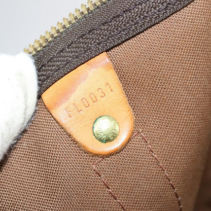 Louis Vuitton Keepall Bag Monogram Canvas, BROWN, CANVAS, Travel bag