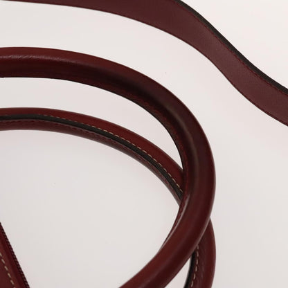 Loewe Vintage Anagram Tote Leather, Burgundy, Leather, Tote Bag