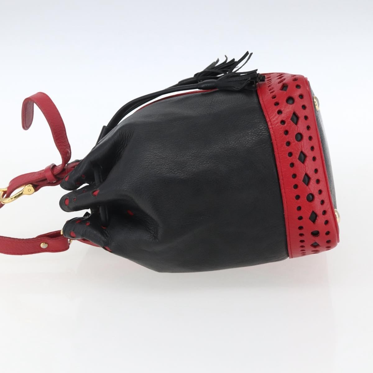 Saint Laurent Vintage Shoulder Bag Leather, Black, Leather, Shoulder Bag