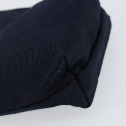 Celine Circle Logo Pouch Nylon, NAVY, NYLON, Clutche & pouche