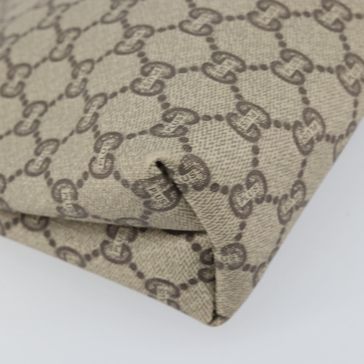 Gucci GG Plus Supreme Pouch Canvas, BEIGE, CANVAS, Clutche & pouche