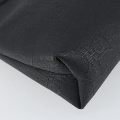 Christian Dior Trotter pouch Canvas, Black, Canvas, Clutch