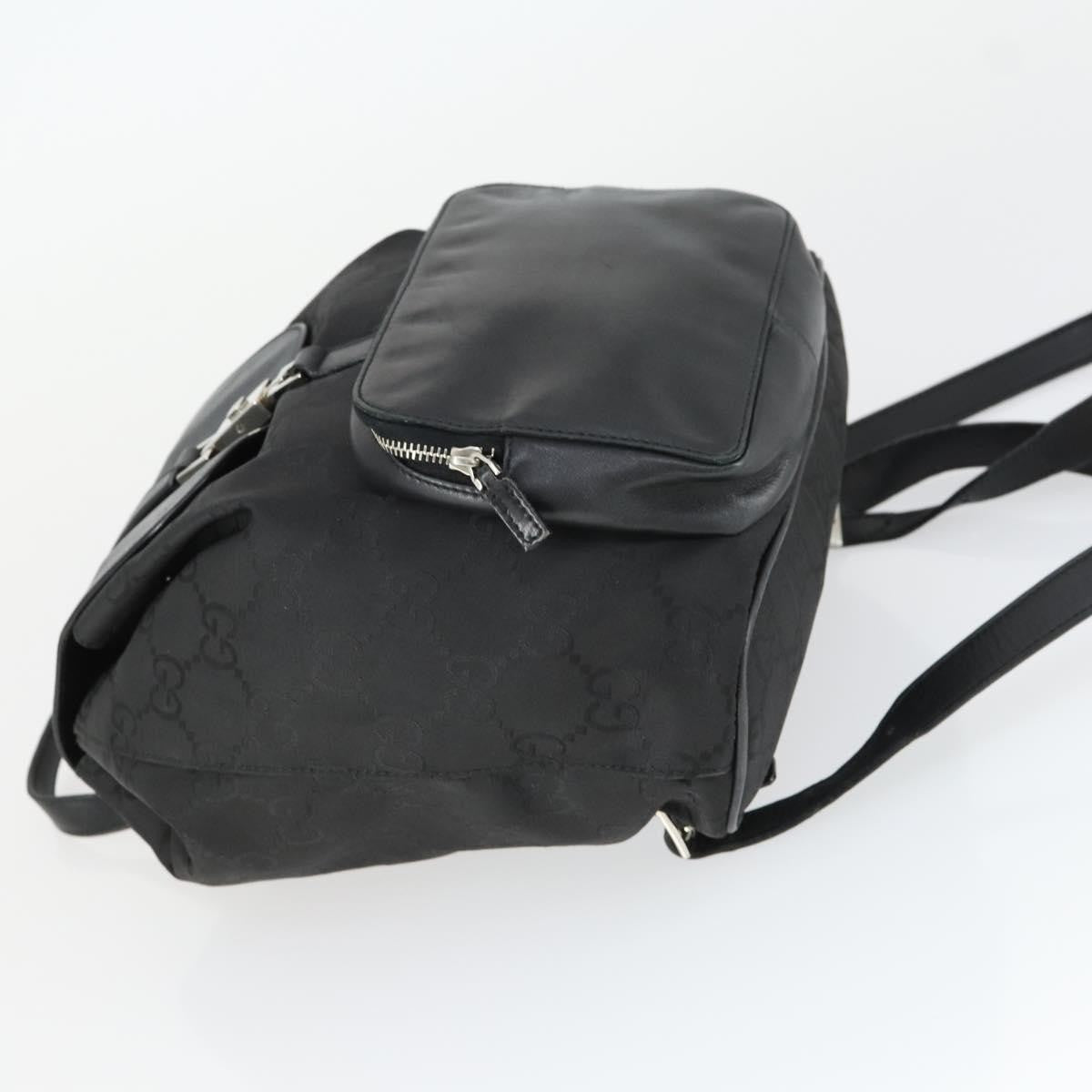 Gucci Vintage Jackie Backpack GG Canvas, BLACK, CANVAS, Backpack