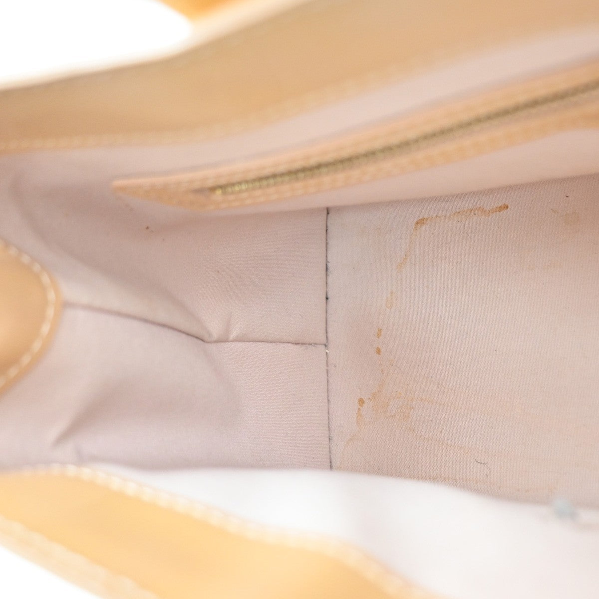 Louis Vuitton Wilshire Handbag Monogram Vernis, BEIGE, PATENT_LEATHER, Handbag