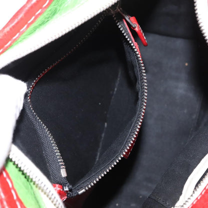 Balenciaga Bazar Convertible Tote Striped Leather, MULTICOLOUR, LEATHER, Tote bag