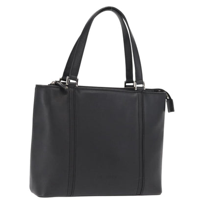 Burberry Vintage Handbag Leather, BLACK, LEATHER, Handbag
