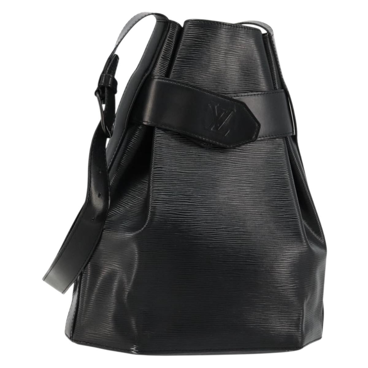 Louis Vuitton Vintage Sac d'Epaule Handbag Epi Leather, Black, Leather, Shoulder Bag