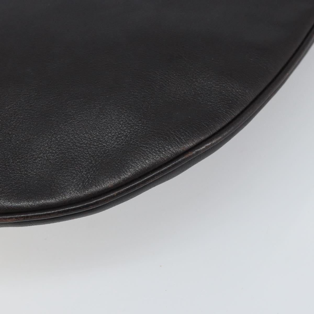 Gucci Vintage Shoulder Bag Leather, BLACK, CANVAS, Shoulder bag