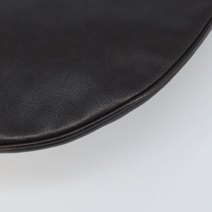 Gucci Vintage Shoulder Bag Leather, BLACK, CANVAS, Shoulder bag
