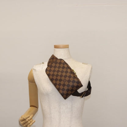 Louis Vuitton Geronimos Waist Bag Damier, BROWN, CANVAS, Shoulder bag