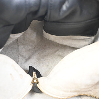 Loewe Anagram Logo Nappa Aire Hand Bag Leather, Black, Leather, Tote Bag